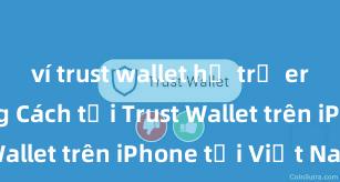 ví trust wallet hỗ trợ erc721 không Cách tải Trust Wallet trên iPhone tại Việt Nam